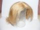 Alte Echthaar - Perücke - Blond - Für Puppe - Kopfumfang Ca 28 Cm Puppen & Zubehör Bild 1