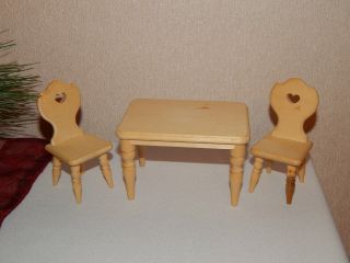 Küchentisch Stuhl Tisch & Stühle Puppenstube Bodo Hennig Bild