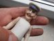 1 X - Antike Kleine Puppe Soldat Porzellan Puppe Dollhouse Soldier 1900 Germany - Porzellankopfpuppen Bild 4