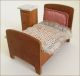 Sehr Alte Möbel Für Die Puppenstube,  Schlafzimmer,  Schneegaß Original, gefertigt vor 1970 Bild 4