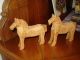 2 Pferde Aus Dem Grödnertal. ,  Holz Geschnitzt,  Um 1910,  Selten. Holzspielzeug Bild 2