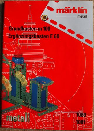 Märklin Metall Anleitungsbuch 1080/1081 Bild