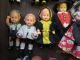 Viele Kleine Puppenstubenpüppchen In Einem Schönen Holzkasten Original, gefertigt vor 1970 Bild 7