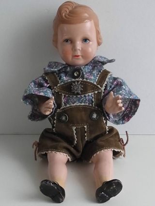 Alte Zelluloid Puppe,  Ca.  28 Cm Groß,  30er Jahre Bild