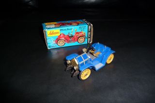 Alter Schuco Micro Racer Mercer Typ 35 J 1036/1 Oldtimer Ovp 60er Jahre Blau Bild