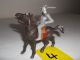 Ritter Mit Schwert Auf Pferd 4,  Ddr - Spielzeug,  Altertum Gefertigt nach 1945 Bild 1