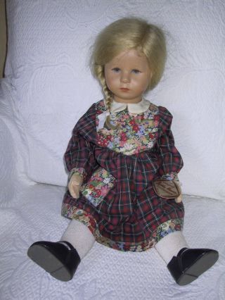 Ältere Käthe Kruse Puppe Stoffpuppe Bild