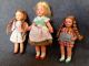 3 Hübsche Puppen Für Puppenstube Aus Masse Mit Haaren, Original, gefertigt vor 1970 Bild 1