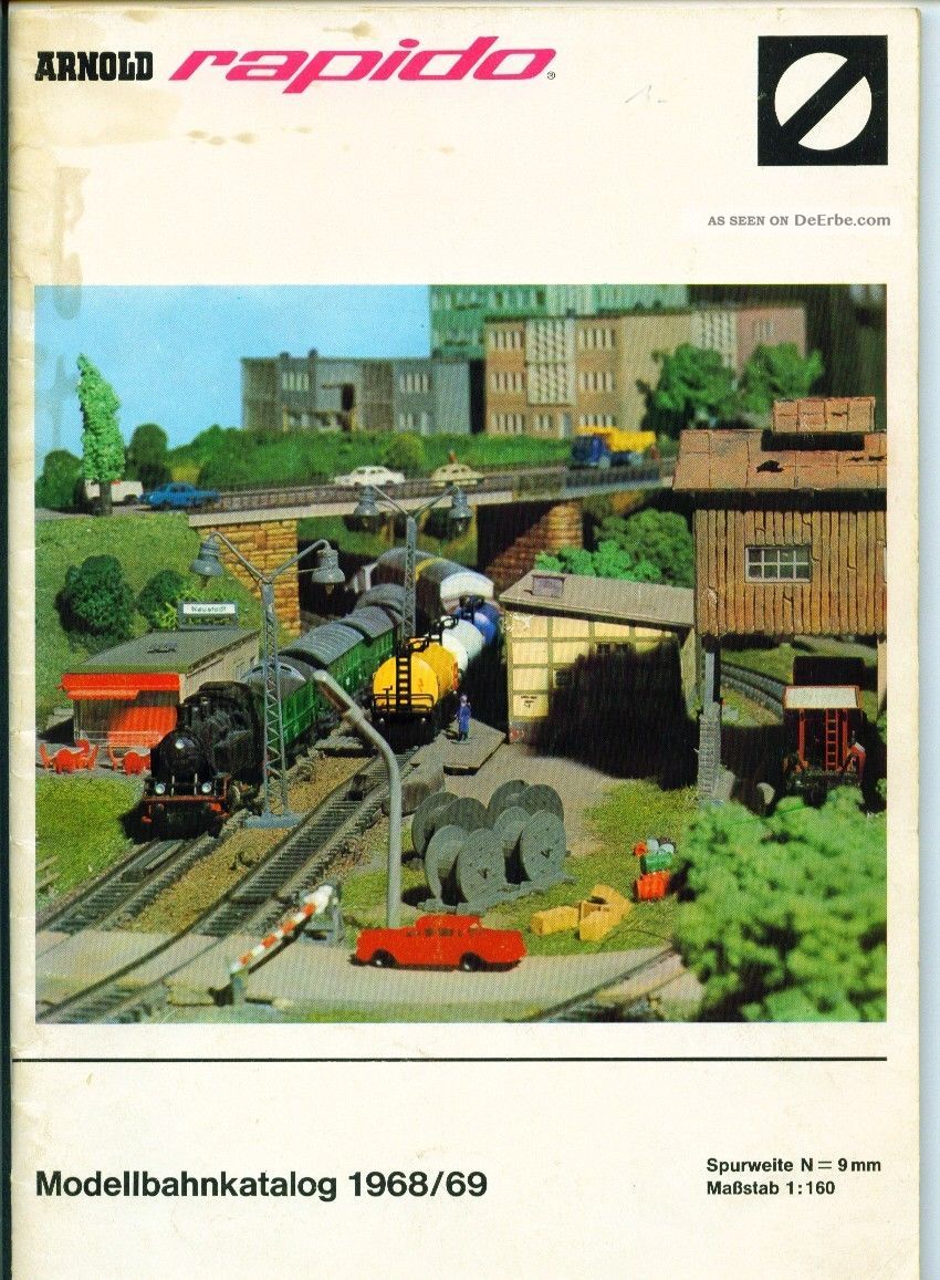 Arnold Rapido Modellbahnkatalog 1968/69,  Spur N Spielzeug-Literatur Bild