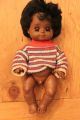 ♥ Antike Puppe Baby Drei M Junge Dunkelhäutig Neger Ethno Schwarz Ethnisch 24 ♥ Puppen & Zubehör Bild 9