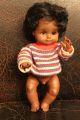 ♥ Antike Puppe Baby Drei M Junge Dunkelhäutig Neger Ethno Schwarz Ethnisch 24 ♥ Puppen & Zubehör Bild 2