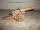 Kanone Aus Holz,  Funktionsfähig,  Mit Granaten Aus Alu, Holzspielzeug Bild 1