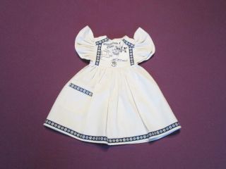 Schöne ältere Puppenkleidung - Schönes Kleid Aus Leinen Bild