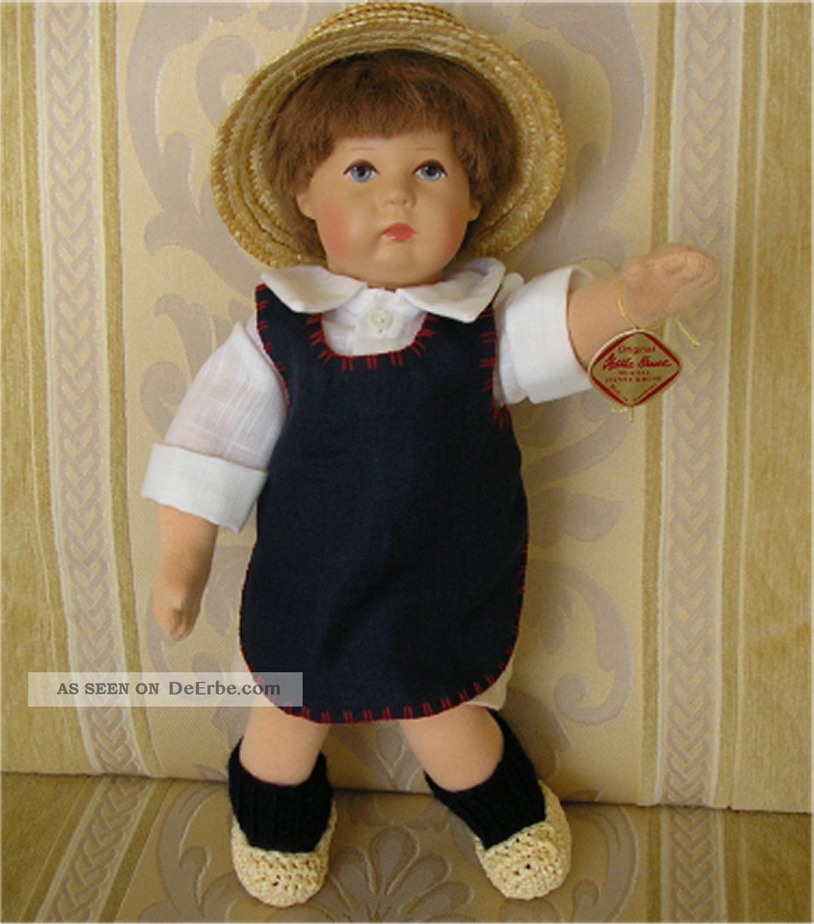 Fritzl Und Hein Käthe Kruse Puppe Und Steiff Teddybär