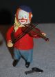 Schuco Solisto Tanzfigur Clown Mit Geige,  Uhrwerk Ok,  11,  5 Cm Original, gefertigt 1945-1970 Bild 6
