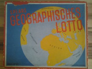 Spears Geographisches Lotto - Verlag J.  W.  Spear & Söhne Nürnberg Bild