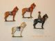 Offizier Zu Pferd Cowboys Indianer Wildwest Spielzeug Gefertigt nach 1945 Bild 1