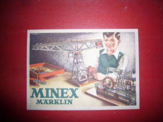 MÄrklin - Metallbaukasten,  Minex 03,  30erjahre,  Gut Erhalten,  Top,  Sammlerstück,  Selten Bild