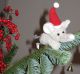 Witziger Weihnachtselefant,  Edler Schlüsselanhänger Holzintarsien - Elefant,  Cbs Stofftiere & Teddybären Bild 1