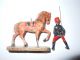 Lineol Elastolin Französischer Soldat Zu Pferd Mit Wimpel 6 Cm Serie Elastolin & Lineol Bild 2