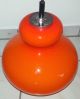Peill Und Putzler Lampe Deckelnampe 70er Orange Chrom Überfangglas 1970-1979 Bild 5