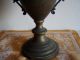 Antiker Jugendstil Metall Pokal Vase Amphore Griffe Drachen Floral Verziert 1890-1919, Jugendstil Bild 3