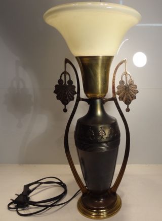 Art Deco Tischlampe Fluter 1930 Bild