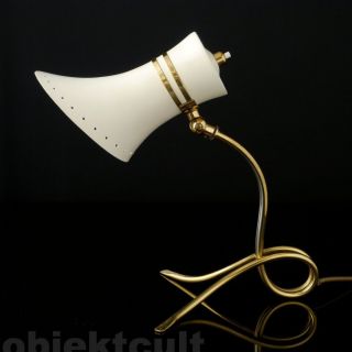 Tischlampe 50er Dreibein Tripod Table Lamp Loop Leg Brass Stilnovo Arteluce 50s Bild