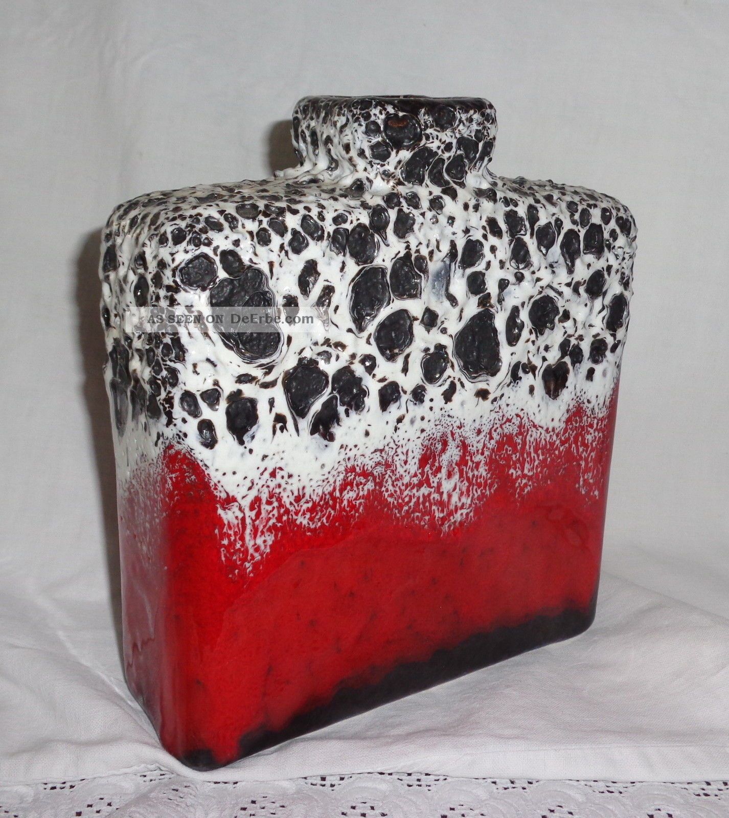 Jopeko Keramik Fat Lava Vase 60er / 70er Form: 900/16 Ceramic Pottery 1970-1979 Bild