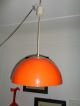 Orig.  Vintage 70er J.  Deckenlampe Leuchte Orange Acryl,  Alu Guzzini Panton Ära 1970-1979 Bild 1