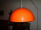 Orig.  Vintage 70er J.  Deckenlampe Leuchte Orange Acryl,  Alu Guzzini Panton Ära 1970-1979 Bild 5