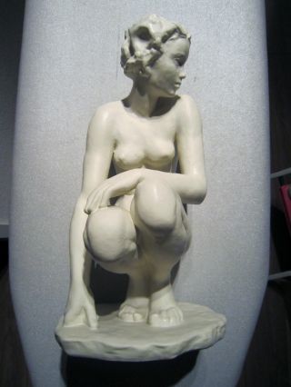 Schöne Porzellan Skulpture Von Fritz Klimsch (1870 - 1960) Von Rosenthal Um 1936 Bild