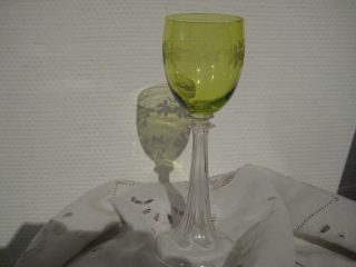 Feinstes Theresienthal Jugendstil Kristall Glas Rarität Bild