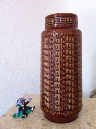 60 ' S Wgp West German Pottery 60er Jahre Scheurich Keramik Vase 645 - 30 (2) Bild