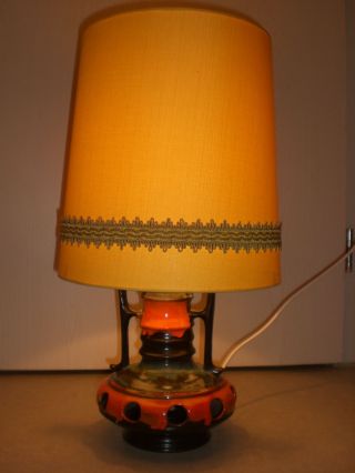 Lava Tischlampe Stehlampe Keramik 60er 70er Panton Eames Ära 60s 70s True Vtg Bild