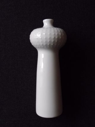 Vintage Meissen Porzellan Vase,  Design By Ludwig Zepner Weifs - Op Art Um 1960 Bild