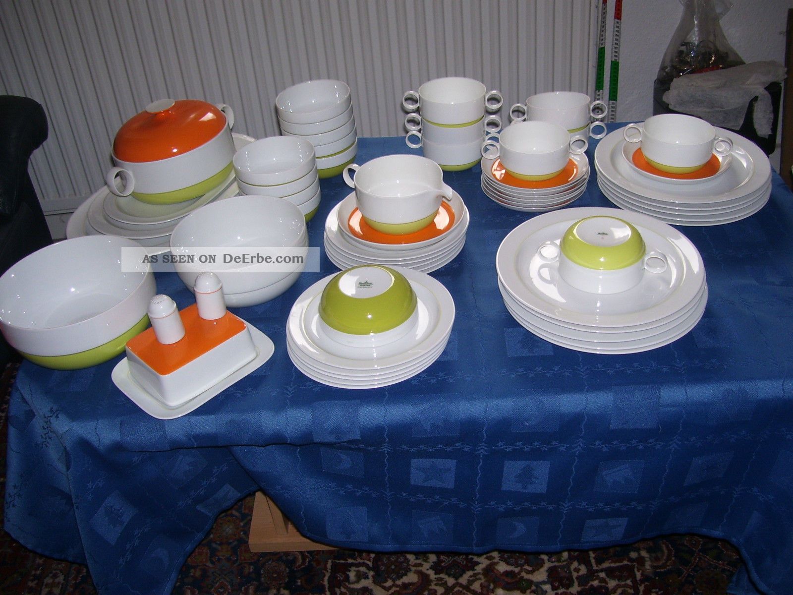 Speiseservice Von Rosenthal,  Form Duo,  Design Ambrogio Pozzi 55 Teile Top 70er J Nach Marke & Herkunft Bild