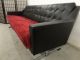 Schwarz Rotes Space Age Sofa Lounge Daybed Enterprise Lobby Stil 70er Jahre 1970-1979 Bild 2