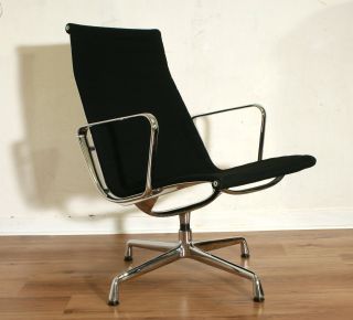 Vitra Alu Chair Ea 116 Design Charles Eames - Hopsak Schwarz - Drehstuhl Sessel Bild