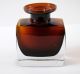 Gral - Glas: Designer - Vase,  Kristall,  Überfanglas,  Blockform,  H.  13 Cm - Um 1965 1960-1969 Bild 2