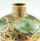 Museale Art Nouveau Jugendstil Vase Keramik Galvanoplastik Um 1900 1890-1919, Jugendstil Bild 4