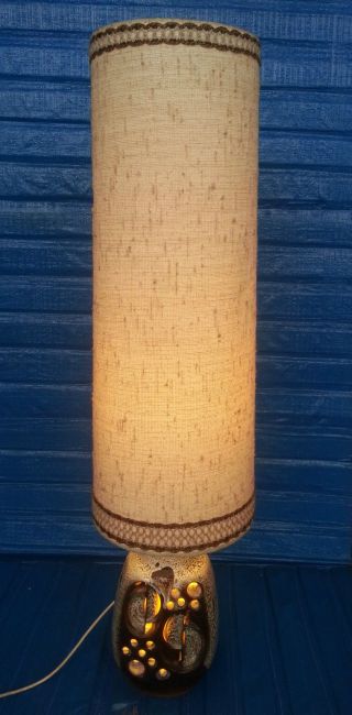 Bodenlampe Stehlampe 70er Jahre Eea Leuchte Panton Ära Design Vintage Bild