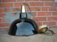 Alte Bauhaus Art Deco Lampe Deckenlampe Emaille Messing Fassung Loft Industrie 1920-1949, Art Déco Bild 9