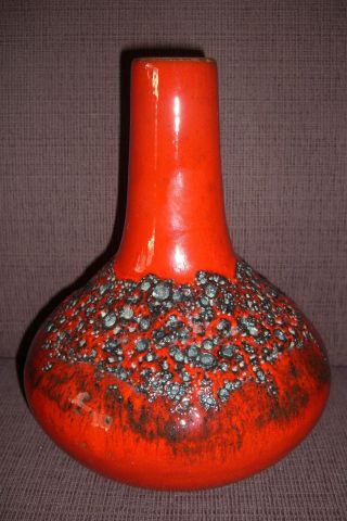 Fat Lava Vase West Germany Kreutz Keramik Mod.  Nr.  429 Bild