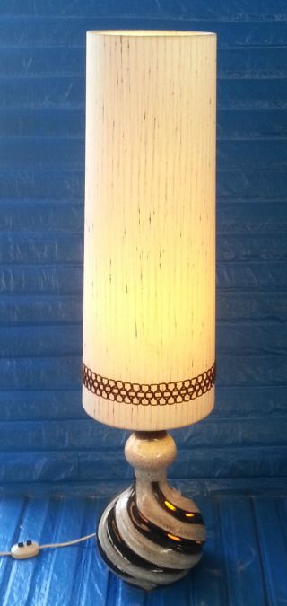 Bodenlampe Stehlampe 70er Jahre Eea Leuchte Panton Ära Design Vintage ;) Bild