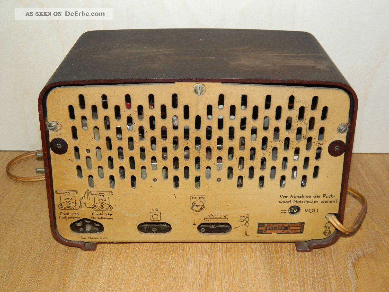 Philips Röhrenradio / Radio 50er Jahre 60er Jahre