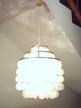 Vintage Plättchen Lampe,  Panton Fun 1dm Stil Lampe,  Eams Space Age,  Deckenlampe Bild