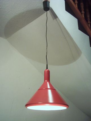 Red Hoffmeister Lamp 70 ' Er Jahre,  Panton Eams Space Age Vintage Lampe,  Bubble Bild
