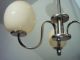 Klassische Art Deco Deckenlampe Bauhaus Lampe Kugellampe Loft Antike Originale vor 1945 Bild 1
