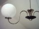 Klassische Art Deco Deckenlampe Bauhaus Kugellampe Lampe Loft Antike Originale vor 1945 Bild 1